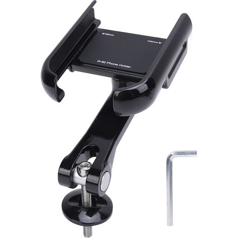 Support de téléphone pour vélo avec angle d'inclinaison de 270° et rotation horizontale à 360°, fixation sur guidon pour VTT et vélo de route (1/5)