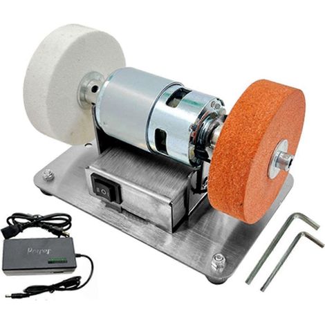 EU-Stecker, 100-W-Doppelschleifmaschine mit Mini-Grobmahlmotor