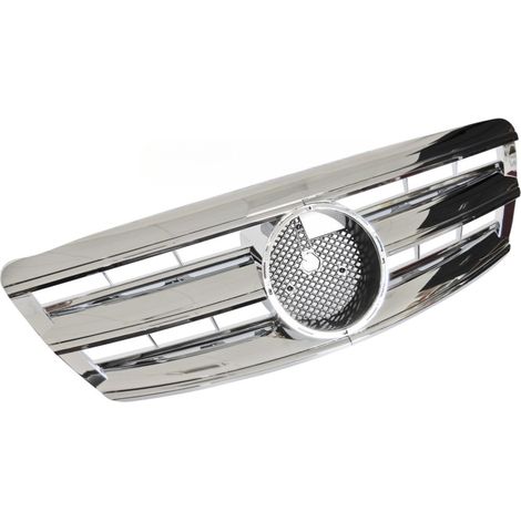 Grille calandre Mercedes Classe S W220 de 2002 a 2005 Chrome-42707678 (1/4)