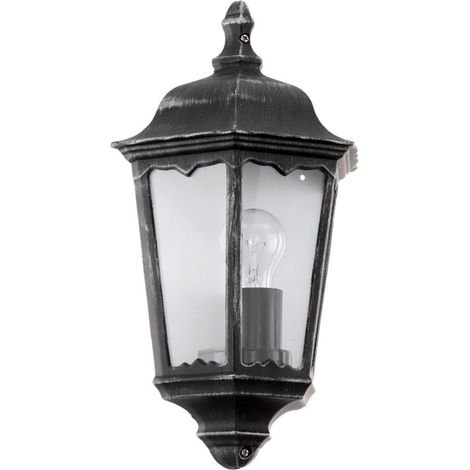 Applique Extérieure Navedo 43 cm - Noir|Argent|Transparent (1/3)