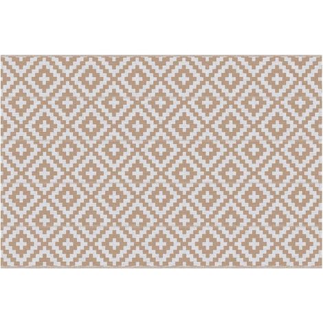 Wendbarer Outdoor-Teppich 274 x 182 cm – Hochdichtes Polypropylen 310 g/m² – UV-beständig – Für Terrasse, Balkon und Camping (1/5)