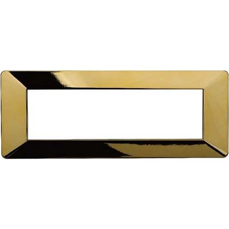 Kompatible Abdeckrahmen Vimar Plana 7 module kunststoff gold glänzend farbe Ettroit EV83712