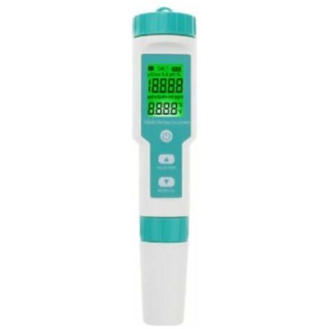 Stylo à eau 7 en 1 pour test de salinité/PH/TDS/EC/ORP/SG Stylo de test portable C-600 (1/4)