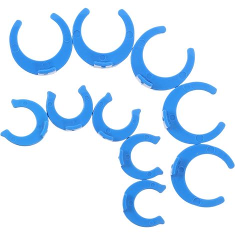200 Blue Kunststoff Befestigungsclips für