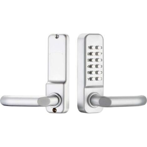 Poignée à code Serrure à code mécanique étanche, combinaison de code à 1 à 11 chiffres Mot de passe de sécurité Serrure codée Serrure de porte à combinaison mécanique sans clé pour porte de bureau en