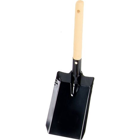 FireFix Mehrzweckschaufel 38 cm schwarz Kaminzubehör Kaminschaufel Kohleschaufel
