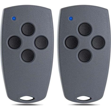 Set of 2 replacement handheld transmitters for Marantec Digital 212-433 211-433 221-433 - Compatible with Marantec d313 382 384 d302 d304 433, (1/4)