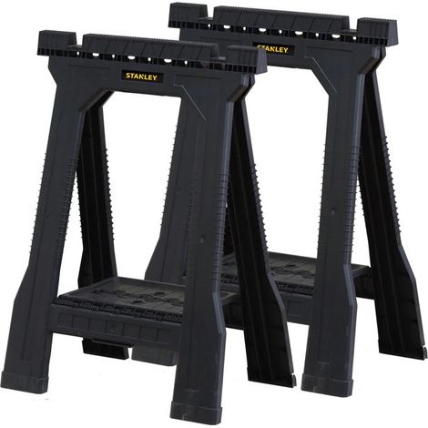 Caballetes plegables Stanley Junior gris robustos 362 kg (1/3)