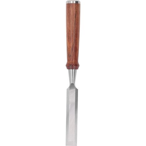 Ciseau plat de menuiserie, manche en bois en acier allié CrV pour le travail du bois, sculpture, rainurage, creuser, coupe (1/5)