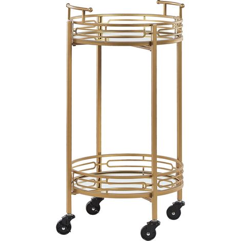 Kitchen Trolley FARLEY Metal Gold (1/5)