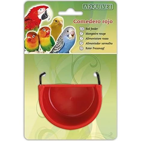 Arquivet 8435117891746 – Mangiatoia, Rosso 7,5 x 5,5 x 4 cm (1/4)