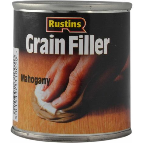 Rustins GRMA230 Grain Filler Mahogany 230g RUSGFM230G (1/3)