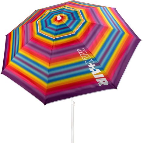 Parasol de playa Aktive multicolor diámetro 200 cm (1/5)