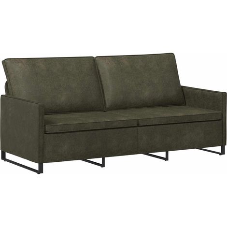 Divano a 3 posti Verde militare 190 x 81 x 82 cm vidaXL (1/5)