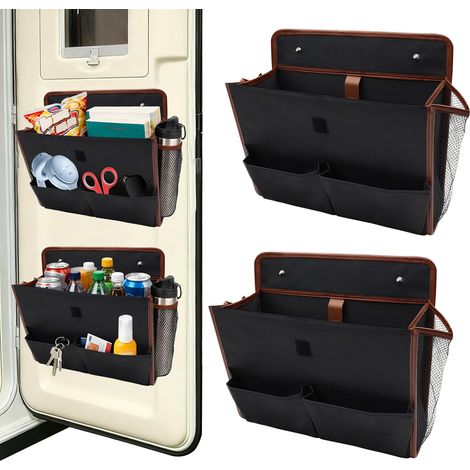Lot de 2 Rangement pour Porte - Organisateur de Rangement pour Camping-Car, Portable et Pliable, pour Porte et Murs, Économiseur d'Espace (1/5)
