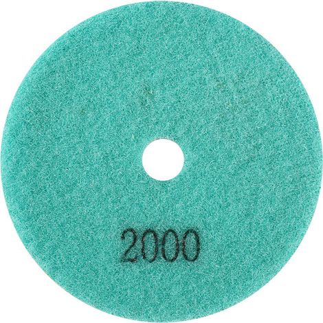 Tampone per lucidatura con disco diamantato a umido da 100 mm e 4 pollici per marmo granito (granularità 2000)