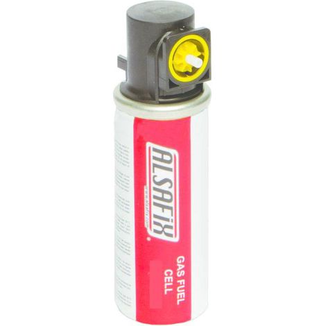 Alsafix – Cartouche de gaz jaune 30 ml pour cloueurs J-50 G1, 20/64 G1, F 22/35 G1 – Mélange haute performance – Autonomie prolongée – Identification rapide