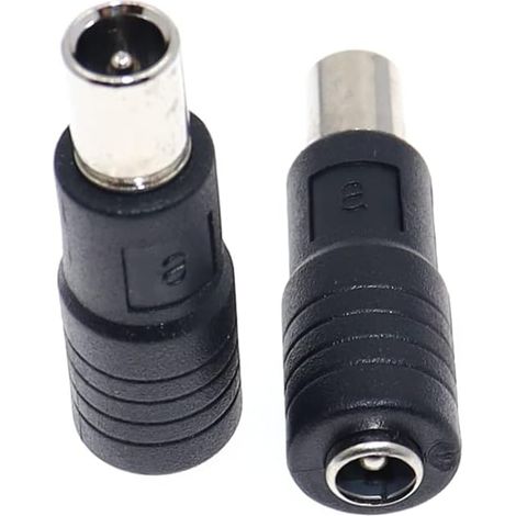 DC 8 mm mâle vers DC 5,5 mm Femelle Adaptateur de connecteurs pour Xiaomi M365/1S/Lite/MI 3/Pro/Pro 2 /Ninebot Scooter Trotinette Electrique Chargeur de Batterie -1 pièce