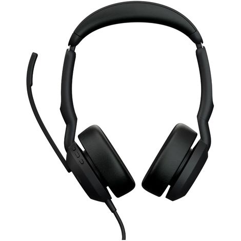 Auriculares Jabra Evolve2 50 USB-C/USB-A para oficina, color negro. (1/2)