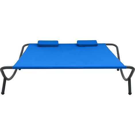 Maison Exclusive - Lettino Prendisole in Tessuto Blu (1/5)