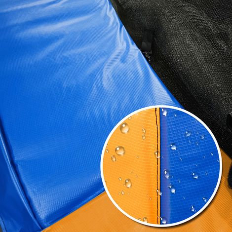 TolleTour Protección trampolín Ø 305 cm multicolor, cubre muelles impermeable y anti-UV