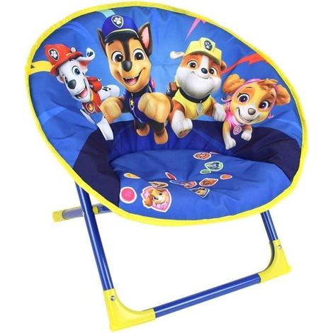 Siège lune pliable pour enfants - PAW Patrol - Fun House - 54 x 42 x 47 cm