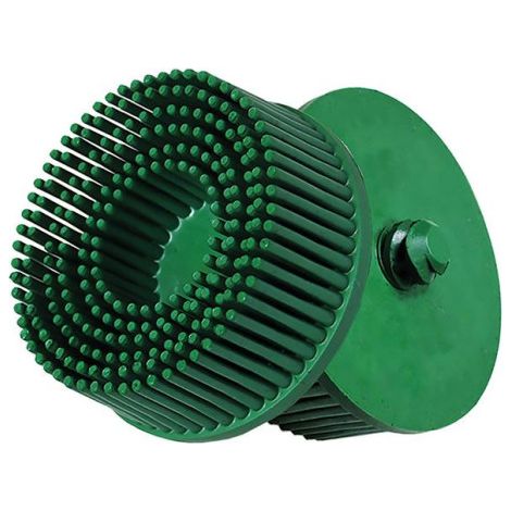 Brosse abrasive radiale RolocØ 51 mm. A 50 vert Tyrolit (1/4)