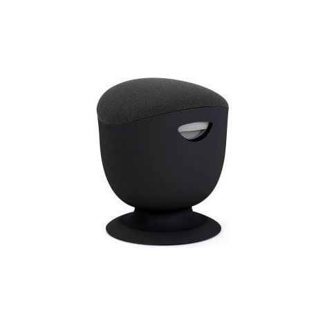 Tabouret ergonomique Up Up Seul, noir, tissu D48 noir (gris foncé)