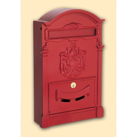 cassetta postale residence maxi rossa