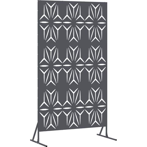 Maison Exclusive - Sichtschutz Anthrazit 100 x 50 x 180 cm Stahl