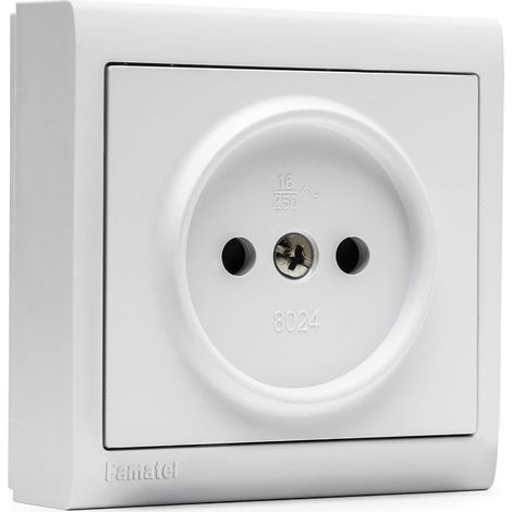 Base sans TT Surface 16 A 250 V 65 x 65 mm Série Living 8000 (1/5)