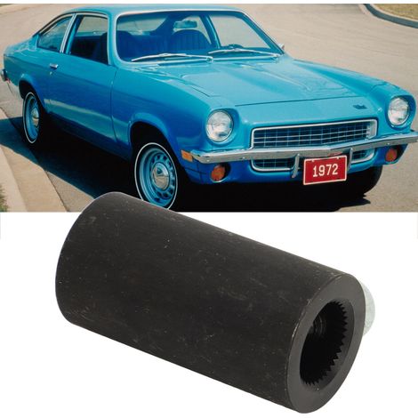 Accouplement d'arbre de direction lisse circulaire 5/8"-36 cannelures vers 3/4" standard GM Vega (1/5)
