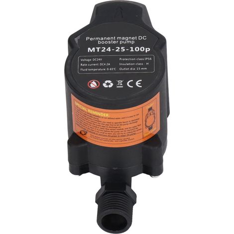 Surpresseur automatique pour douche, recirculation d'eau, montage mural, 24 V CC, 100-240 V, prise UE (1/5)
