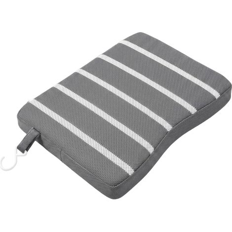 4D Tapis de Chaise de Bain, Banc de Douche, Coussin de Baignoire, Chaise de Douche pour Personnes âgées, Coussin de Bain, bancs de Baignoire pour Personnes handicapées (Gris et Blanc) (1/5)