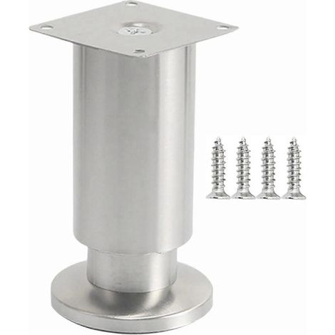 Pieds de support de lit réglables en hauteur, pieds de meubles robustes, pieds de rechange 120 mm (1/5)