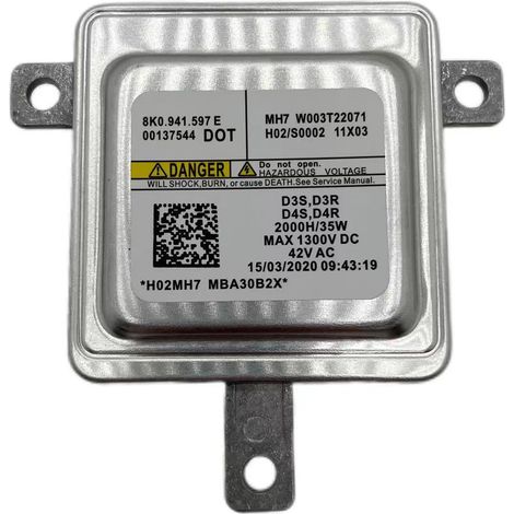 Module de commande de phares au xénon 8K0941597E W003T22071 722.61.150.99 W003T22771 Compatible avec AUD1 A8 Q3 V/WC/C SEAT SK0DA (1/5)