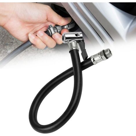 Tube d'extension de Gonfleur de Pneu, Pneus de Voiture Tuyau de Remplacement, Tuyau Pompe Gonflage Pneu, Vélo Compresseurs d'air Pompes à Air (1/5)
