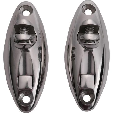 Charnière pivotante à dégagement rapide pour bimini, fixation latérale sur le pont, en acier inoxydable 316 (1/5)