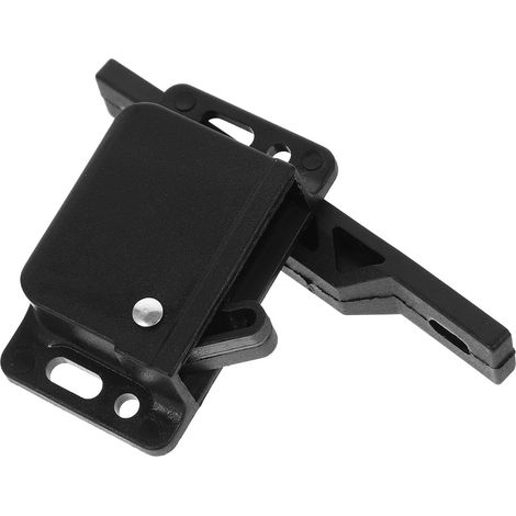 Loquet de porte placard latéral en ABS noir pour camping-car (1/5)