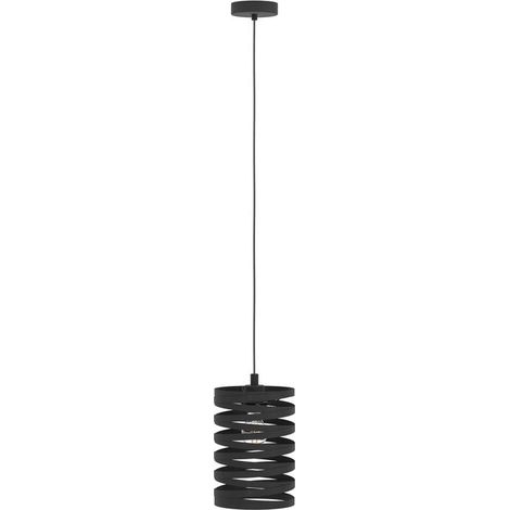 [GEBRAUCHT] B-Ware EGLO Hängeleuchte Pendelleuchte schwarz Stahl Cremella Lampe Ø 18 cm E27 LED (1/2)