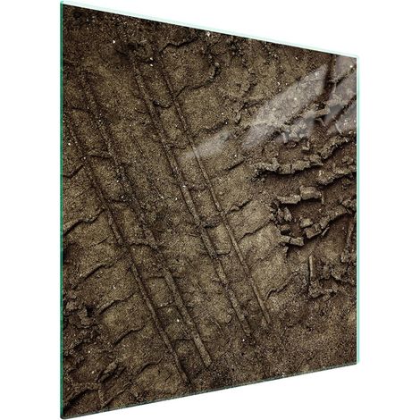 Piastra protettiva in vetro per piano cottura 50x52 Trace (1/5)