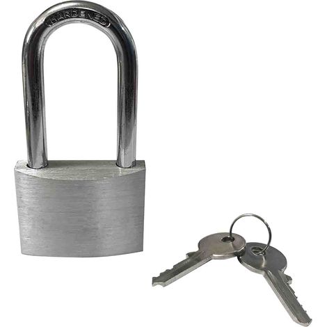 Rs Pro – Cadenas à clé en aluminium et acier – Diamètre anse 7.16mm – Imperméable – Longueur anse 51mm – Largeur 48.2mm