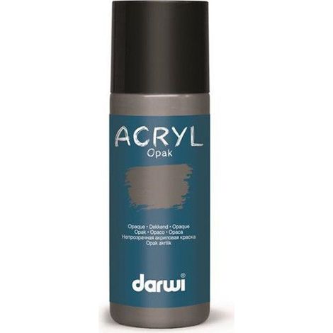Peinture acrylique - DARWI - DA0220080156 - Opaque - Coloris Beton - 80 ML