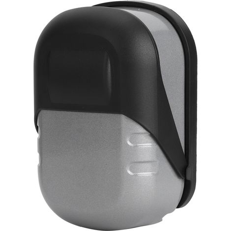 Coffre-fort à clés professionnel en alliage d'aluminium, fixation murale extérieure, étui de rangement de sécurité pour clés, couleur argent étanche (1/5)