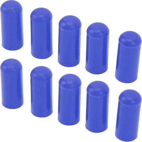 Lot de 10 bouchons obturateurs en silicone résistants à la chaleur universels 4mm pour tuyau vide de collecteur BOV bleus (1/5)