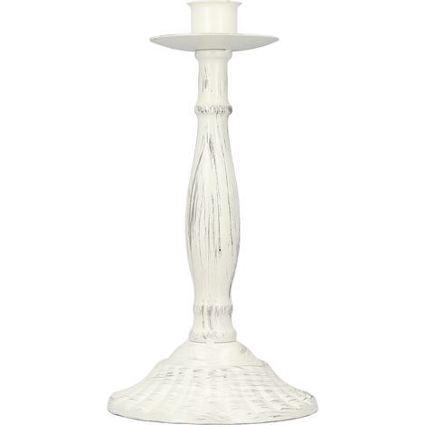 Bougeoirs en fer blanc style rétro, chandeliers décoratifs sur pied pour la décoration intérieure (1/5)