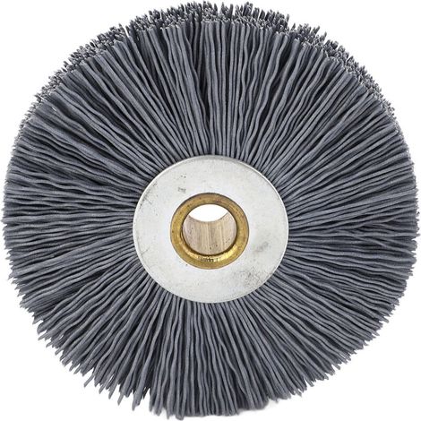Metallentgratbürste, Entgratbürste für Schlüsselfräser, Nylon und Edelstahl, 80 x 20 x 10 mm (1/5)