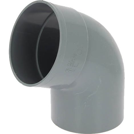 Coude PVC mâle-femelle 67°30 Ø125