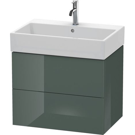 DU WTU L-Cube 544x684x459mm 2 Schubkästen, Dolomiti Grey Hochglanz (1/5)
