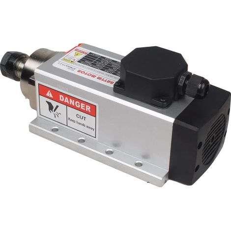 Moteur de broche refroidi par air, puissance de 2,2 kW, haute précision, Juste un fuseau, 220V (1/2)